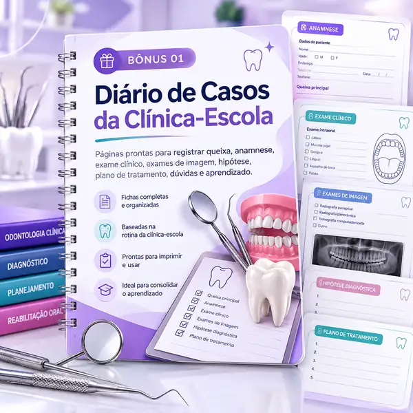 Capa do bônus Diário de Casos da Clínica-Escola