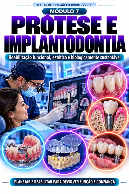 Capa do módulo 7, Prótese e implantodontia