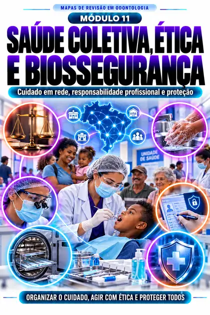Capa do módulo 11, Saúde coletiva, ética e biossegurança